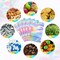 100 pcs Mylar Holographic Bags Packaging Bags,Clear Resealable Bag Foil Pouch Bag for Party Favor,Goodies,Treat,Cards,Food Storage Baggies Packaging for Small Business(4x6in,Holographic)